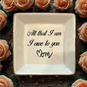 New Decorative Trinket Dish with Heartfelt Message 🔥